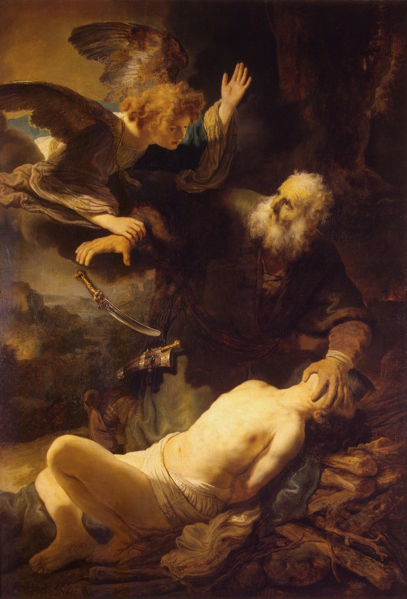 Рембрандт Харменс ван Рейн. Жертвоприношение Авраама