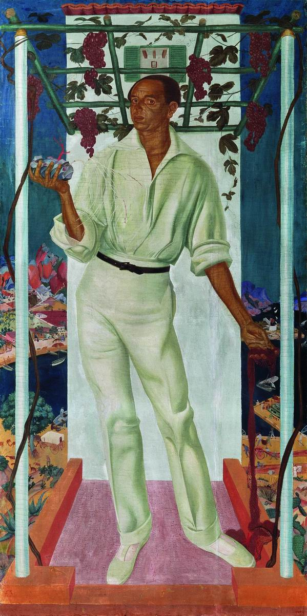 Александр Евгеньевич Яковлев. Портрет мексиканского художника Роберто Монтенегро. 1915