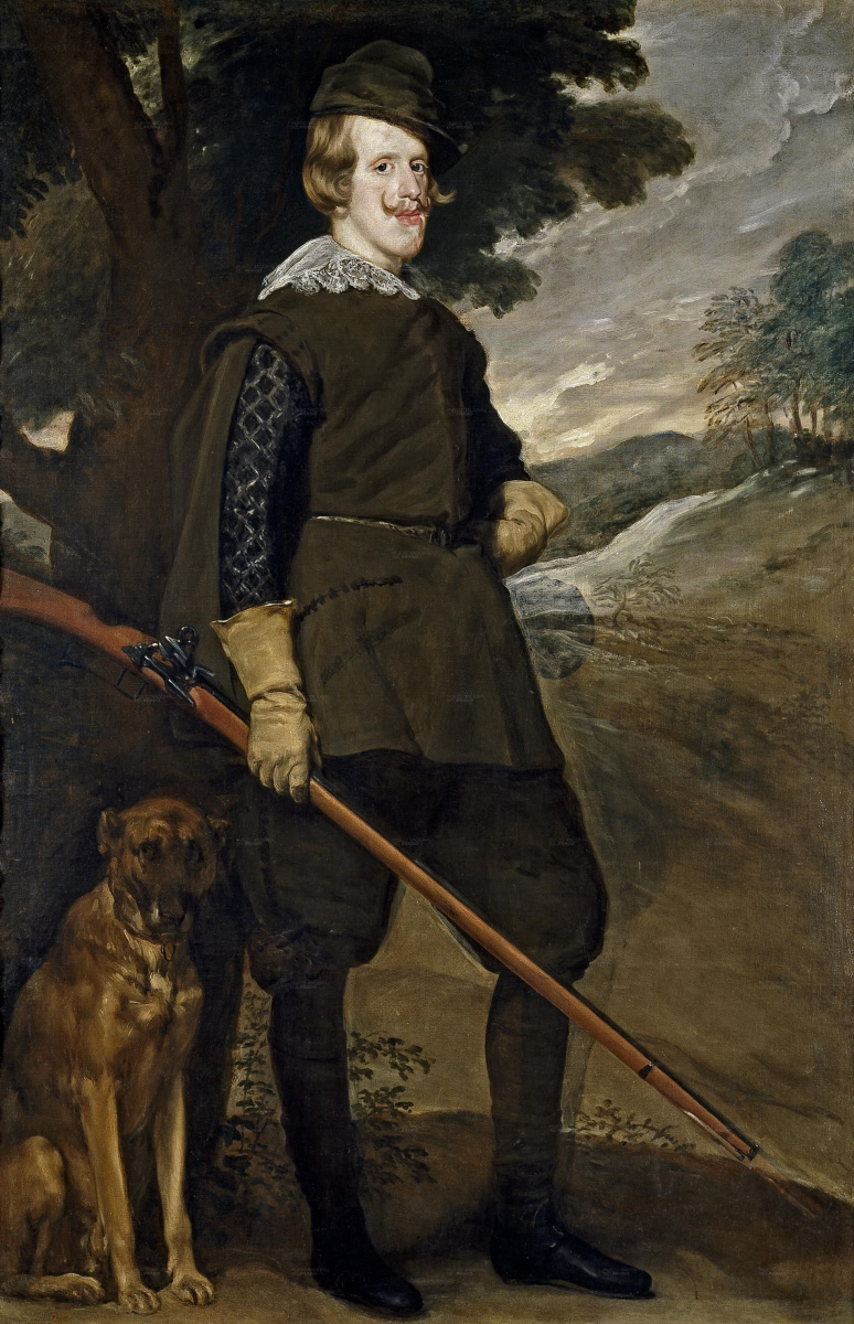 Диего Веласкес. Портрет Филиппа IV в охотничьем костюме