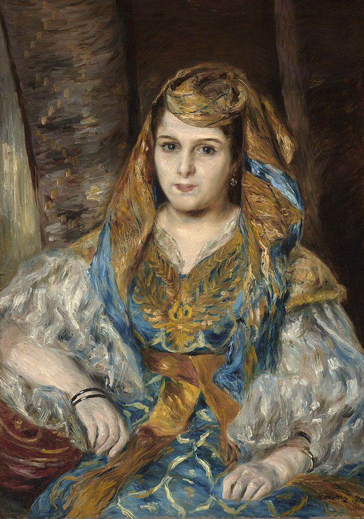 Пьер Огюст Ренуар. Мадам Клементина Валенси Стора (Алжирская женщина)