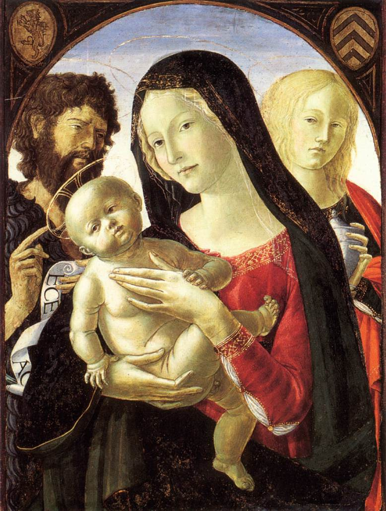 Нероккио Де Ланди. Мадонна с младенцем и Святым Иоанном Крестителем