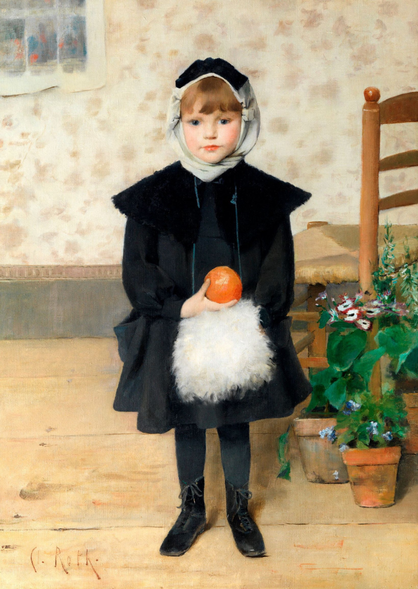 Клеманс  Рот. Девочка с апельсином