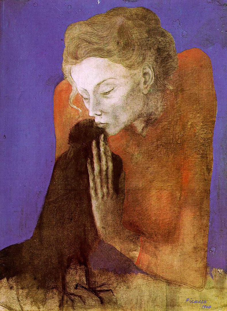 Пабло Пикассо. Женщина и ворон