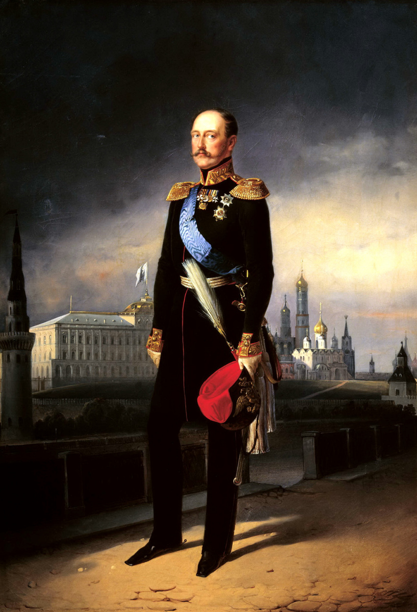 Егор Иванович Ботман. Портрет императора Николая I