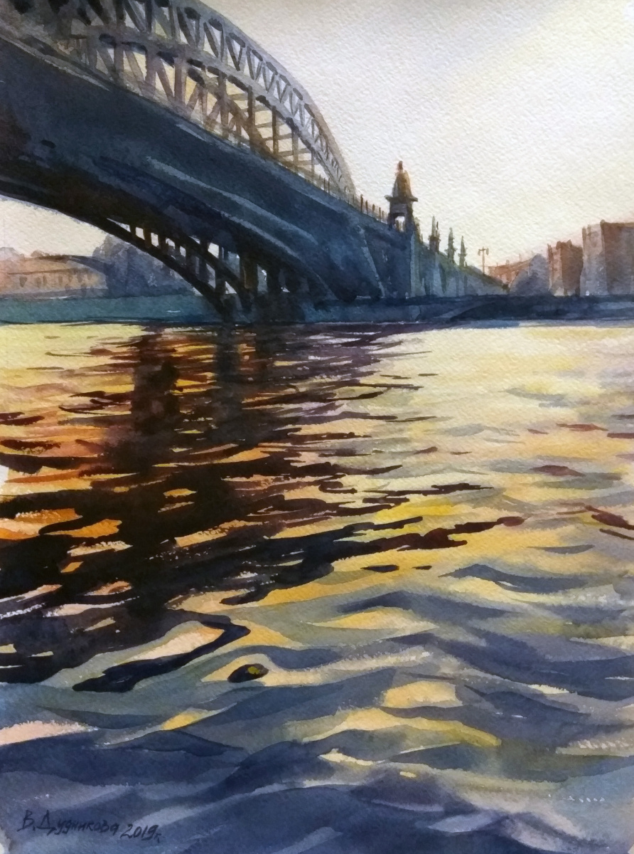 Виолетта Дудникова. Новоандреевский мост, Москва