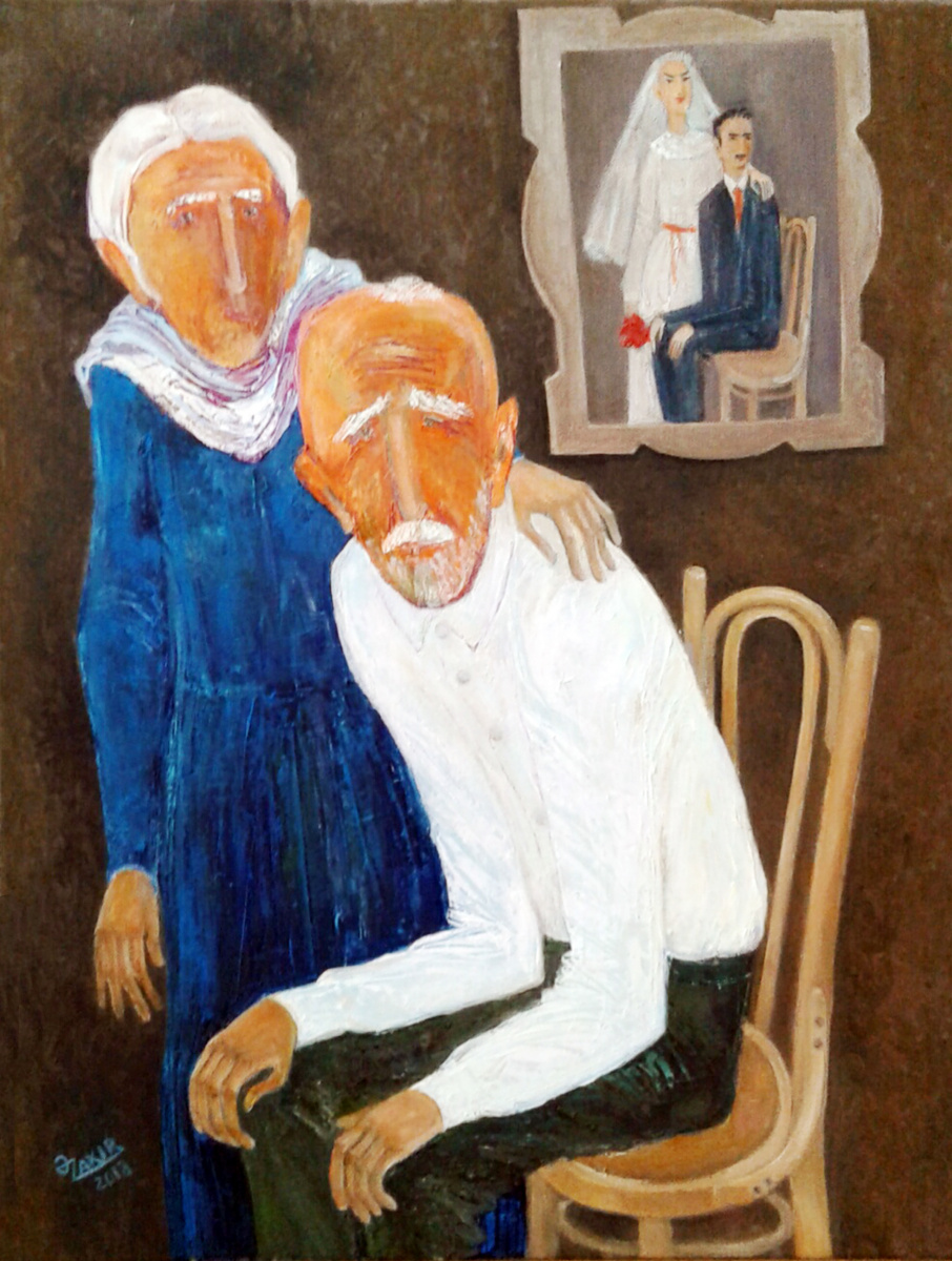 Zakir AHMED Ahmedov. .A LIFE 2018year 70x90cmOriginal Painting Oil on Canvas8500$