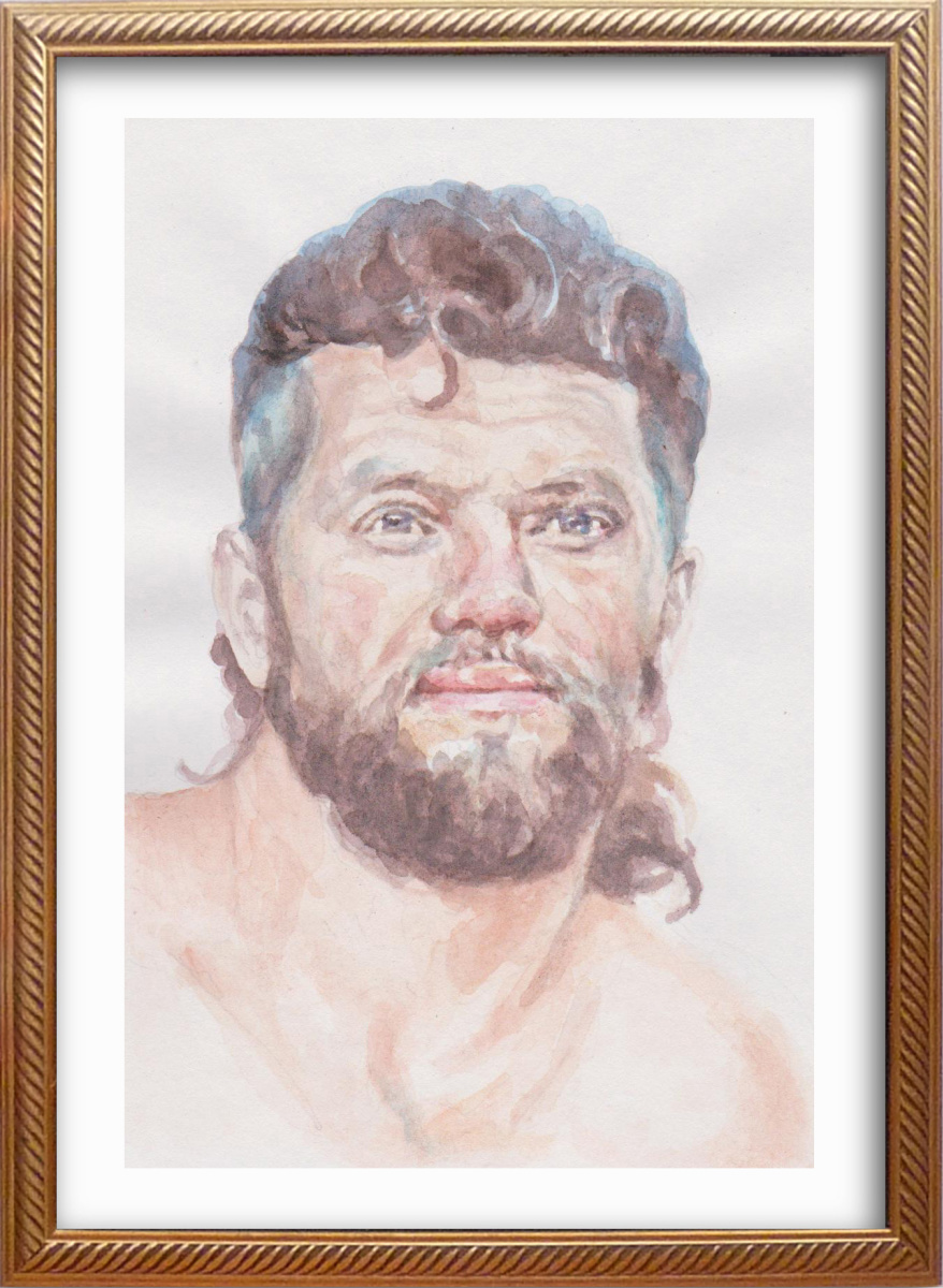 Иван Александрович Долгоруков. Мой акварельный портрет художника Александра Анкудинова