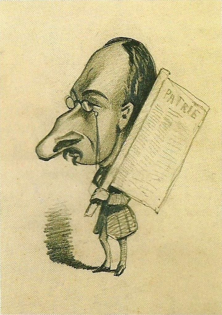 Клод Моне. Карикатура, Жюль де Примарий