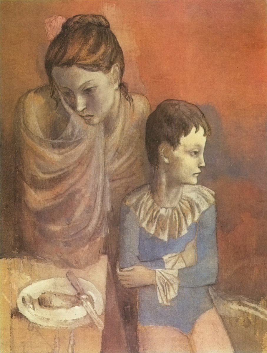 Пабло Пикассо. Мать с ребенком