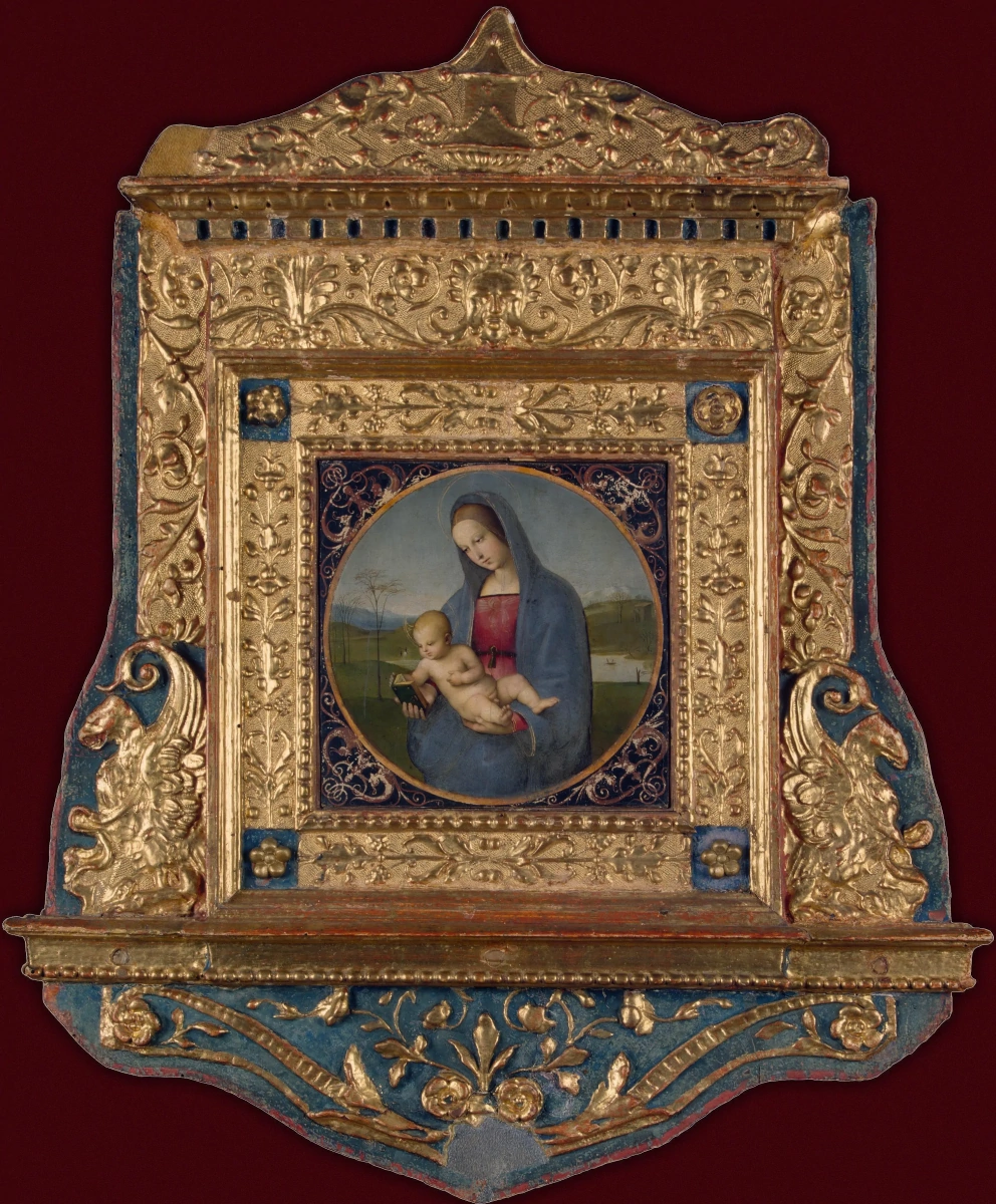 Рафаэль Санти. Мадонна с Младенцем (Мадонна Конестабиле) Рафаэль Санти. Мадонна с Младенцем (Мадонна Конестабиле)