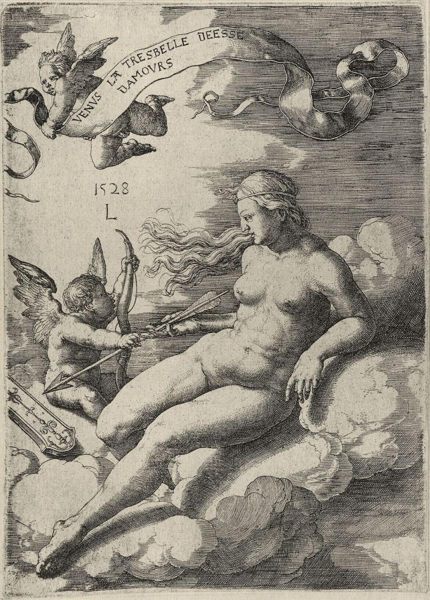 Лукас ван Лейден (Лука Лейденский). Венера и Амур