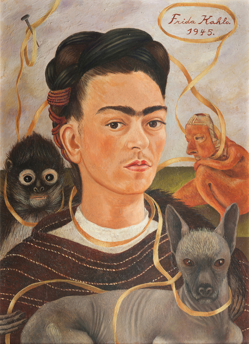 Фрида Кало. Автопортрет с обезьянкой