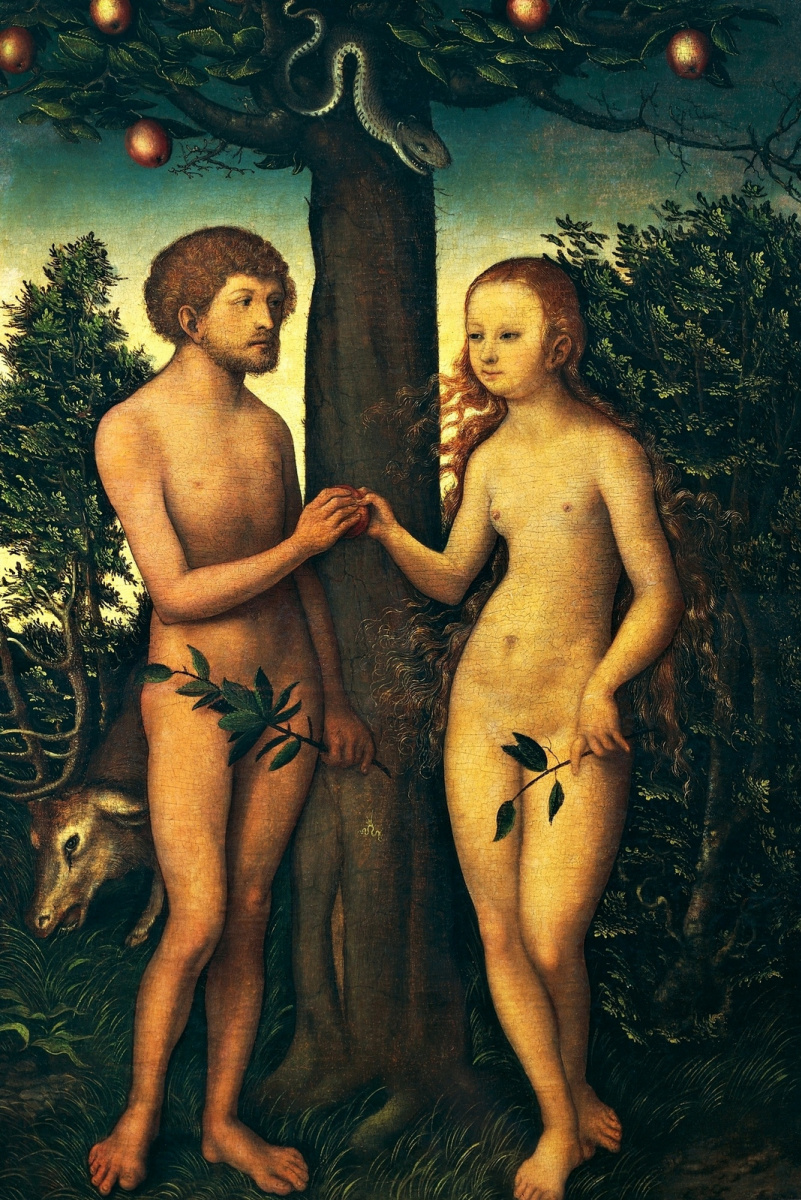 Лукас Кранах Старший. Адам и Ева