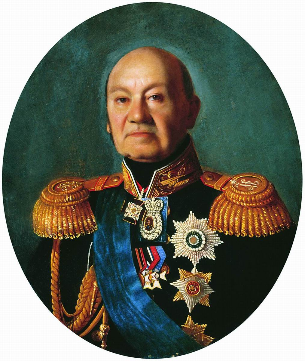 副官将军arseny andreyevich zakrevsky的肖像