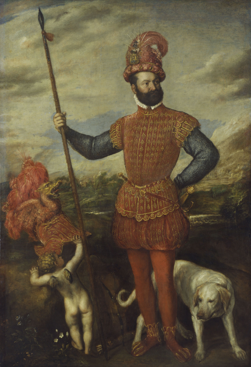Портрет мужчины в костюме воина (Аллегория контроля)