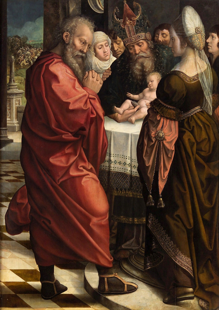 Бернарт ван Орлей. Обрезание Христа (лицевая сторона)