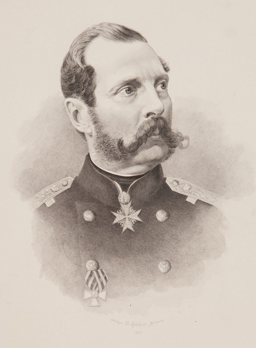 Федор Иванович Иордан. Портрет императора Александра II