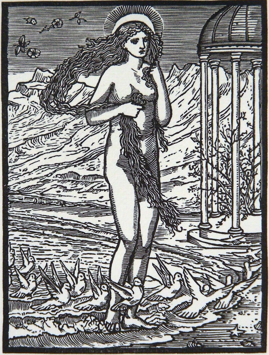 Уильям Моррис. Венера на берегу моря (соавторство с Эдвардом Бёрн-Джонсом)