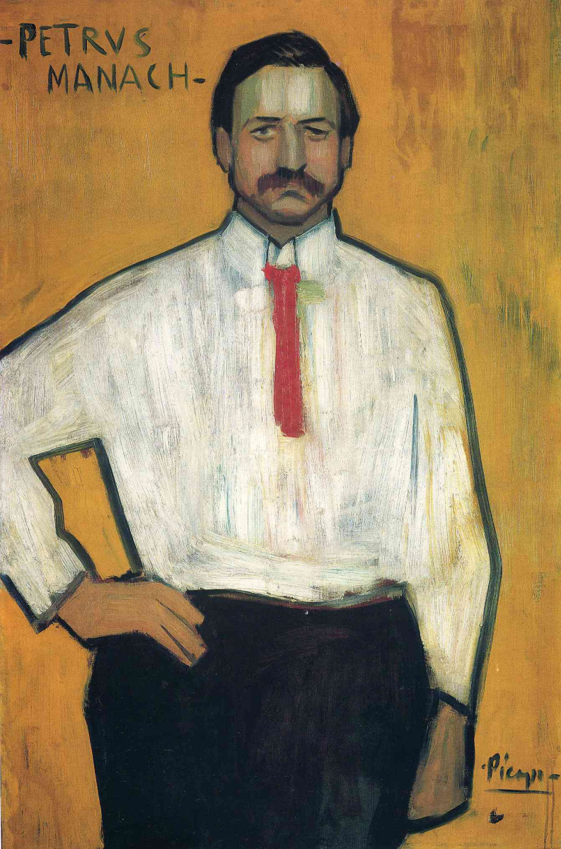 Пабло Пикассо. Портрет торговца картинами Педро Манача