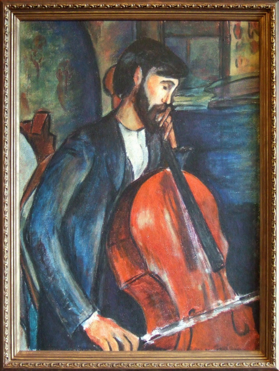Андрей Харланов. Copy: Modigliani - Study of The Chellist