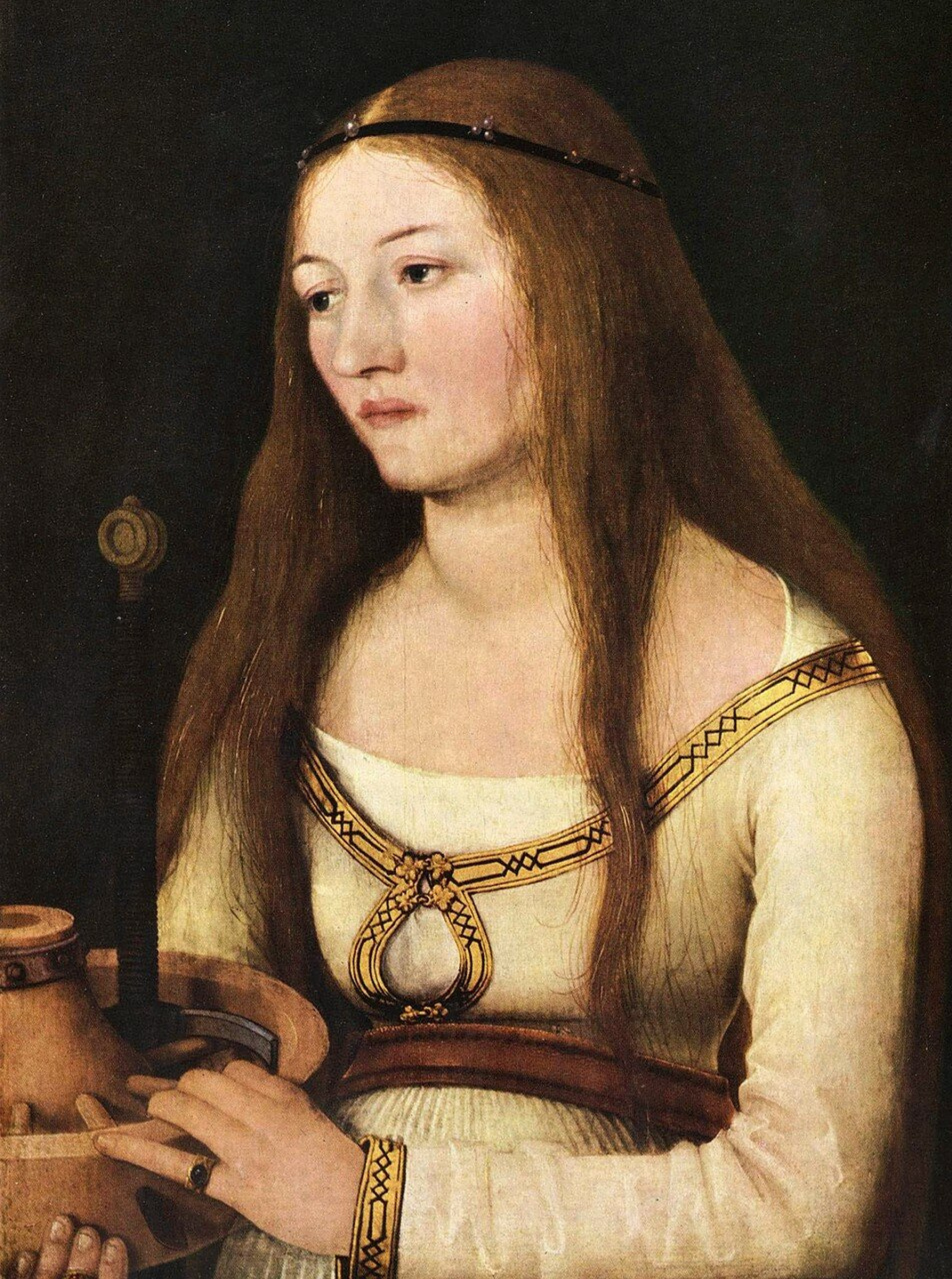 Ганс Гольбейн Старший - Святая Екатерина, 1509, 39×28 см: Описание  произведения | Артхив