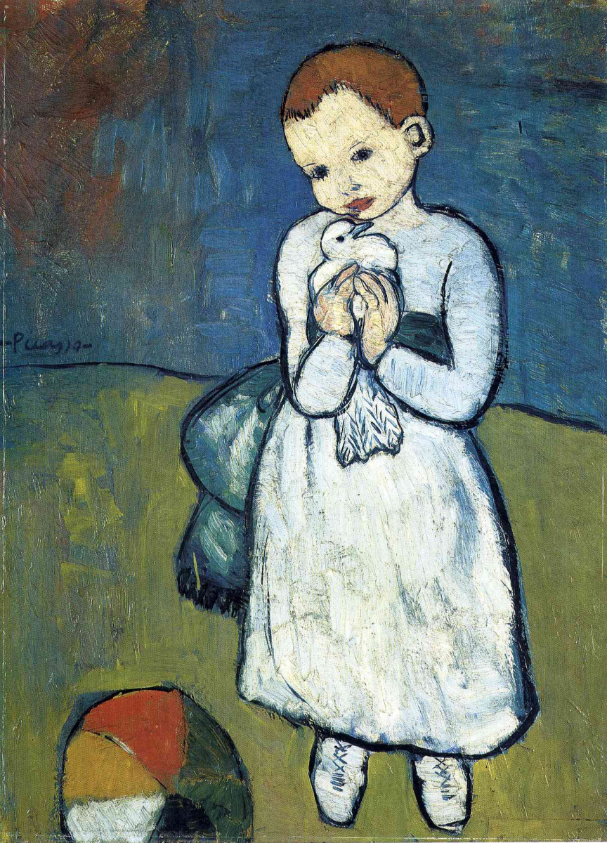 Пабло Пикассо. Ребенок с голубем