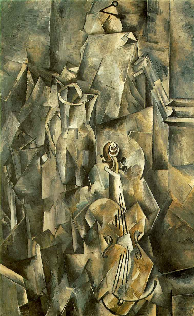 georges braque. violin and pitcher
