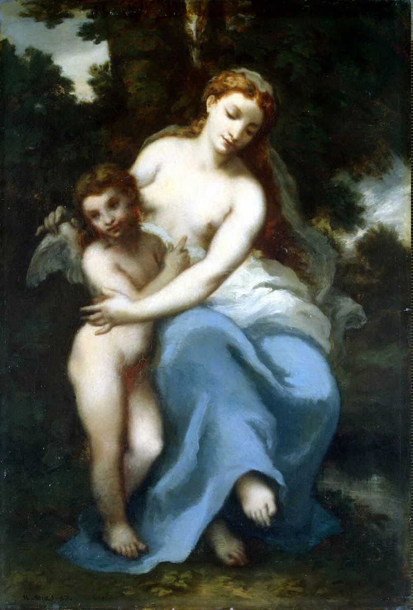 Нарсис Виржилио Диаз де ла Пёнья. Венера и Амур