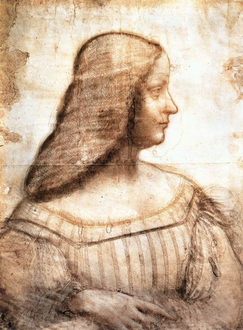 Леонардо да Винчи. Изабелла д'Эсте