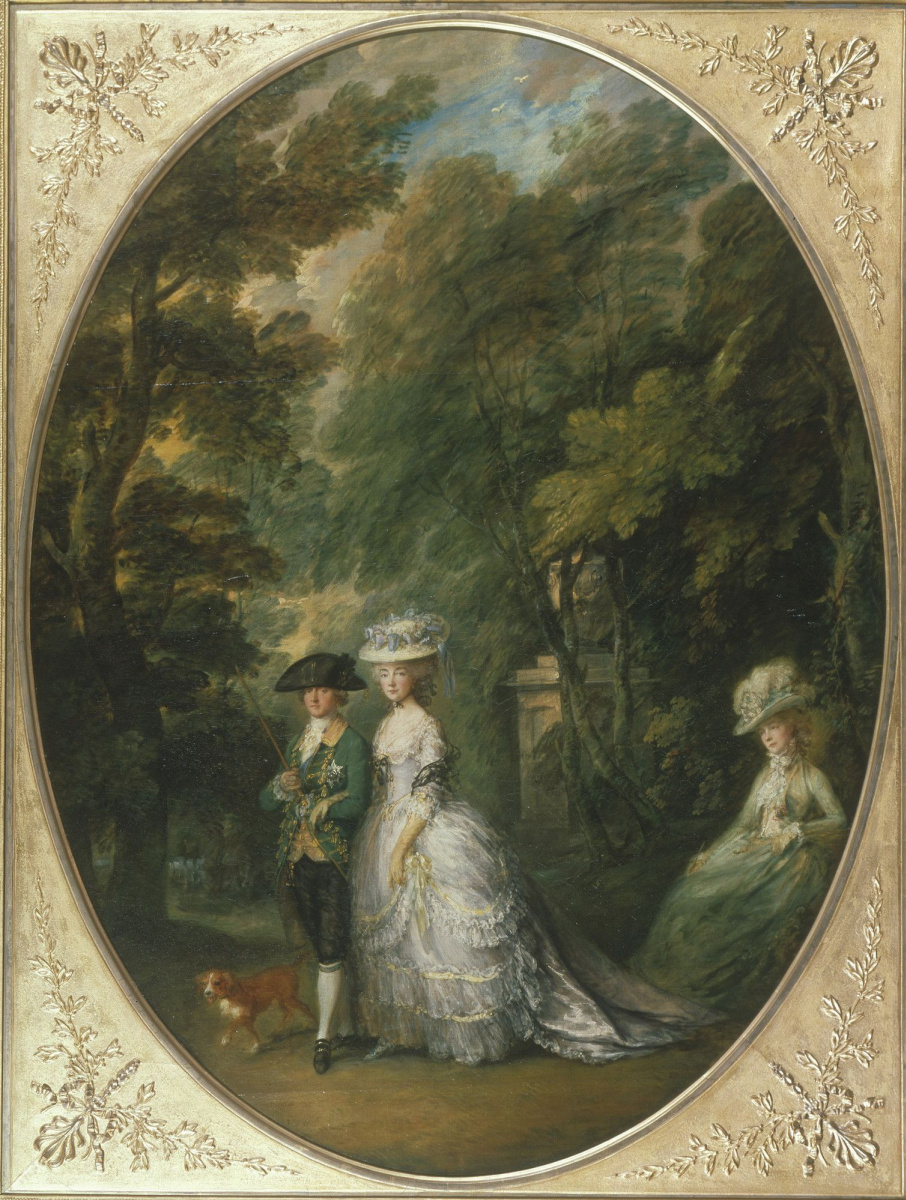 Генри, герцог Камберленд с герцогиней Камберленд, и леди Элизабет Латтрелл