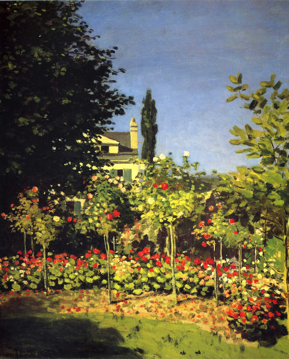 Клод Моне. Цветущий сад в Сент-Адрессе