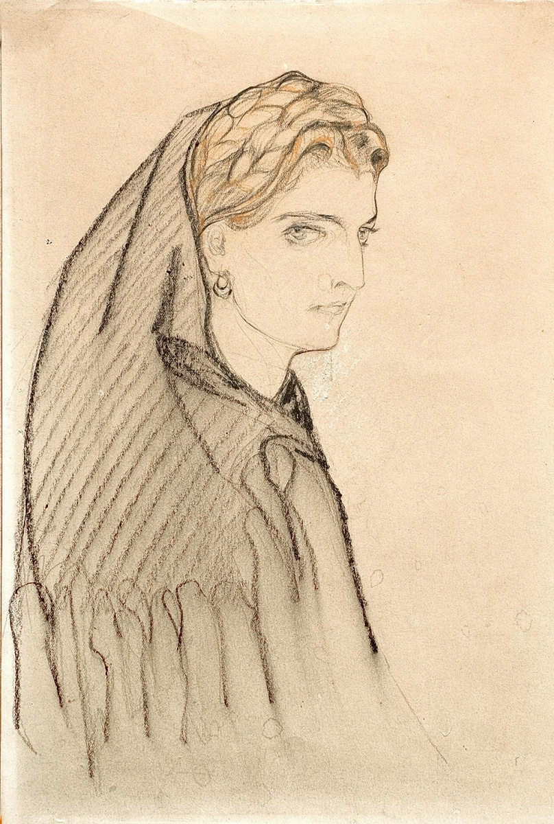 Елена Андреевна Киселева. Черногорка. 1920-е