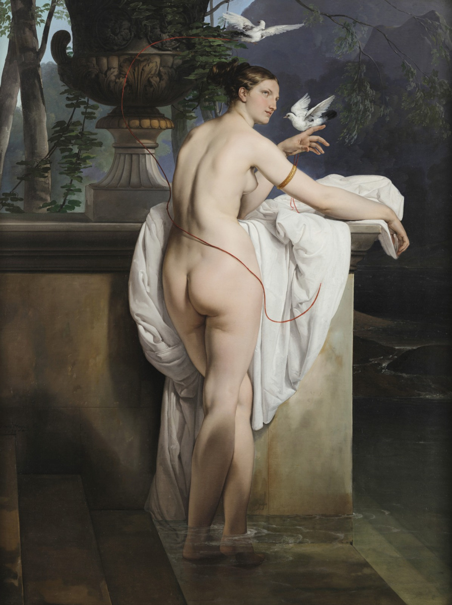 Франческо Айец. Венера с двумя голубями (Портрет балерины Карлотты Шабер)