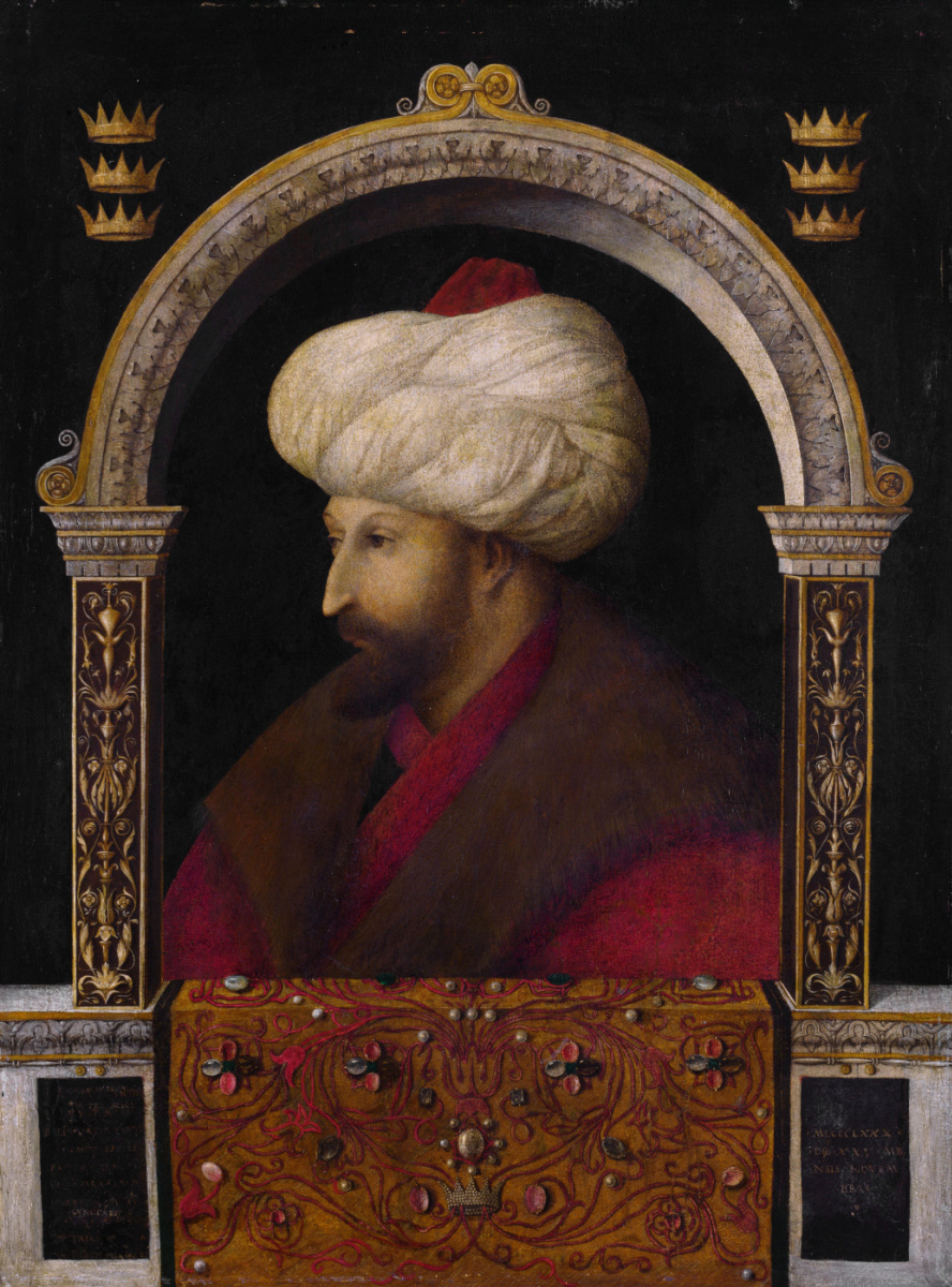 Джентиле Беллини. Портрет султана Мехмеда II Завоевателя