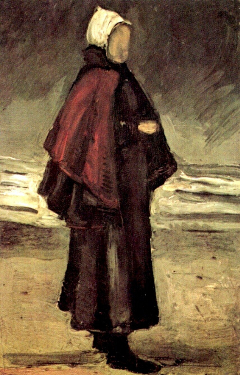 Винсент Ван Гог. Жена рыбака на берегу