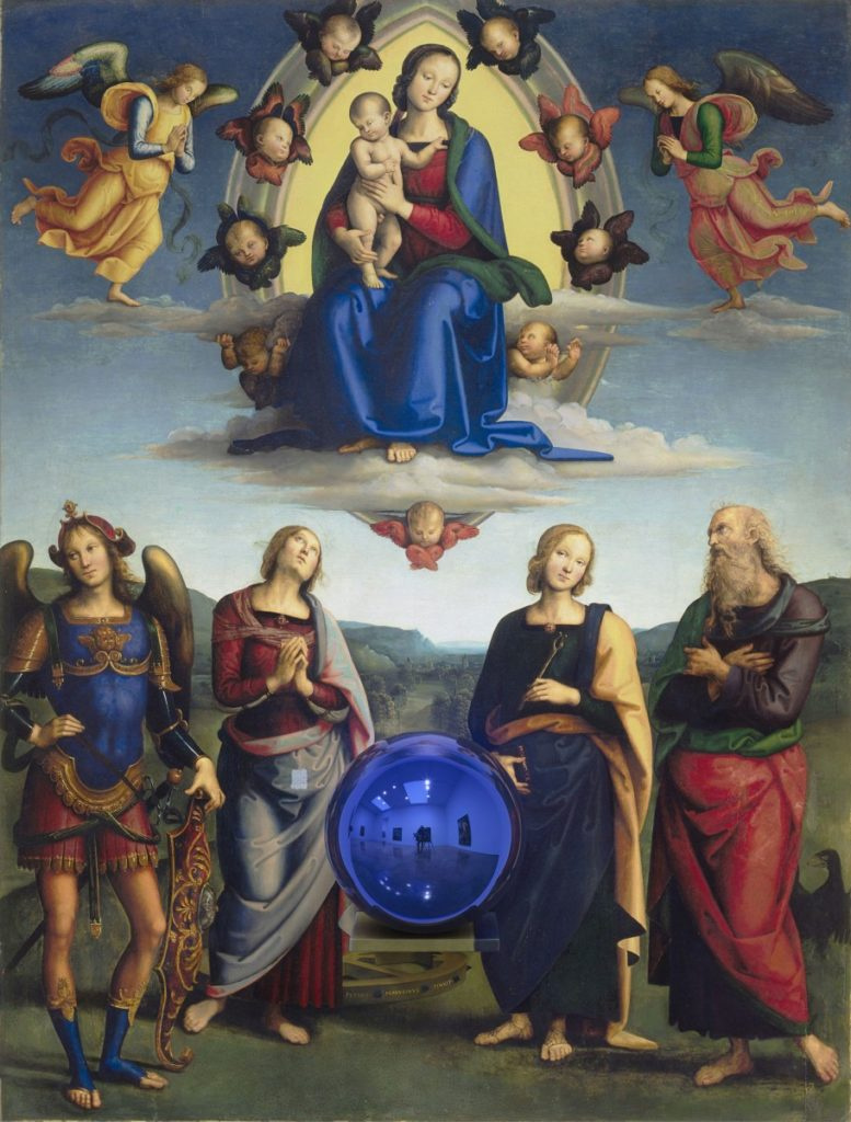 Джефф Кунс. Магический шар (Мадонна с младенцем и четырьмя святыми)