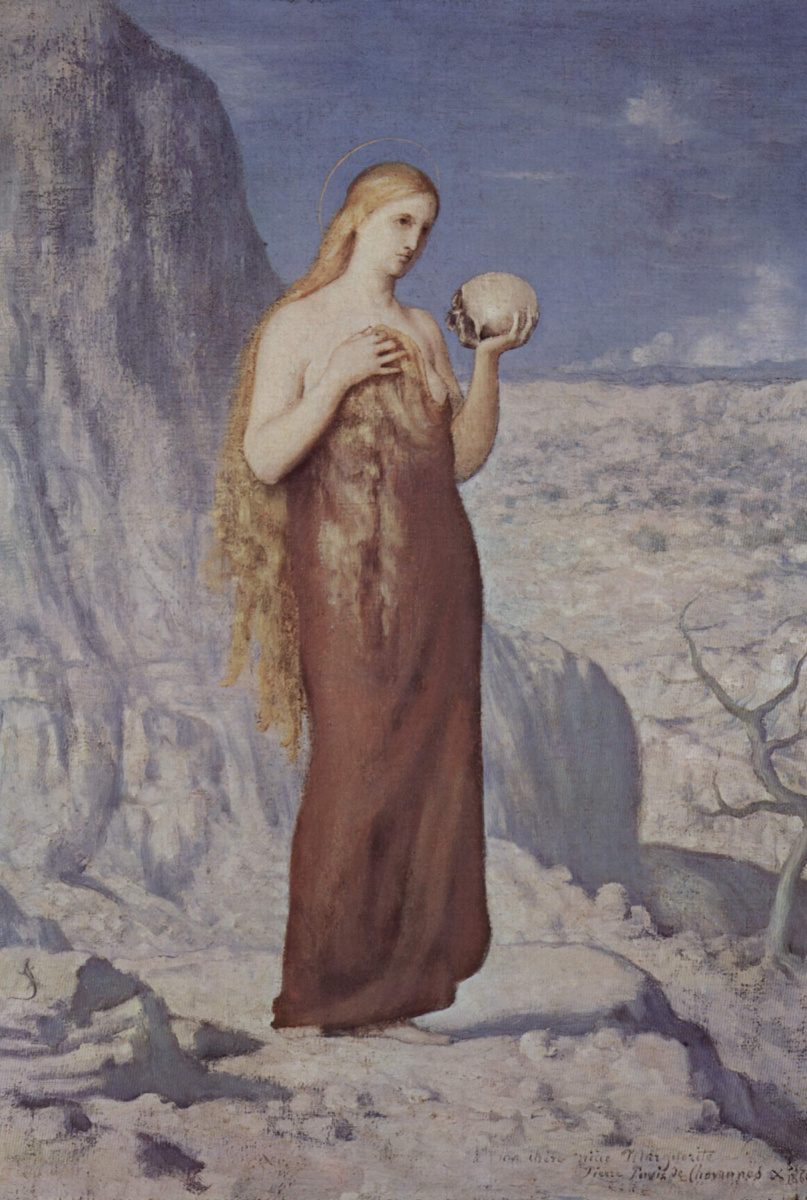Пьер Сесиль Пюви де Шаванн. Мария Магдалина в пустыне