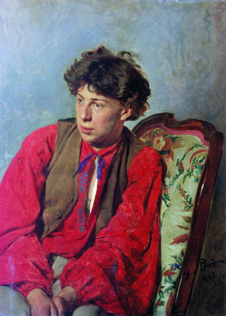 Илья Ефимович Репин. Портрет В.Е. Репина, брата художника, впоследствии музыканта