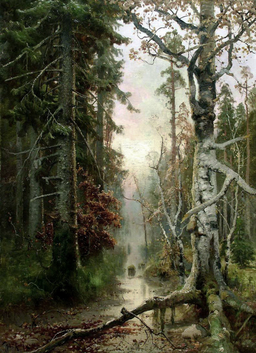 Юлий Юльевич Клевер. Осень в лесу