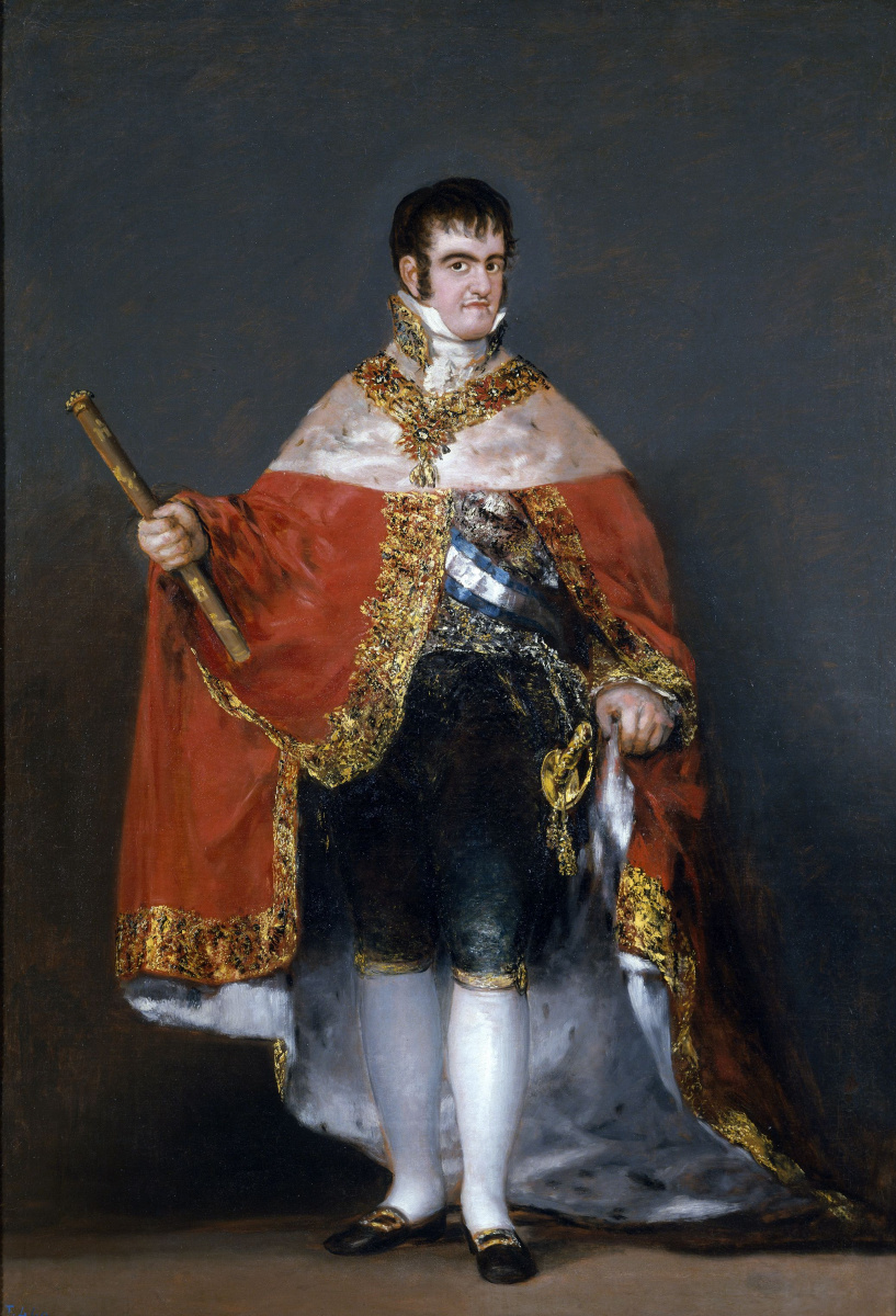 Франсиско Гойя. Король испанский Фердинанд VII