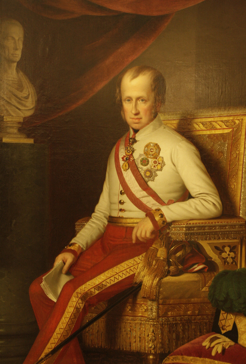 Антон Эйнсли. Портрет императора Фердинанда V Доброго
