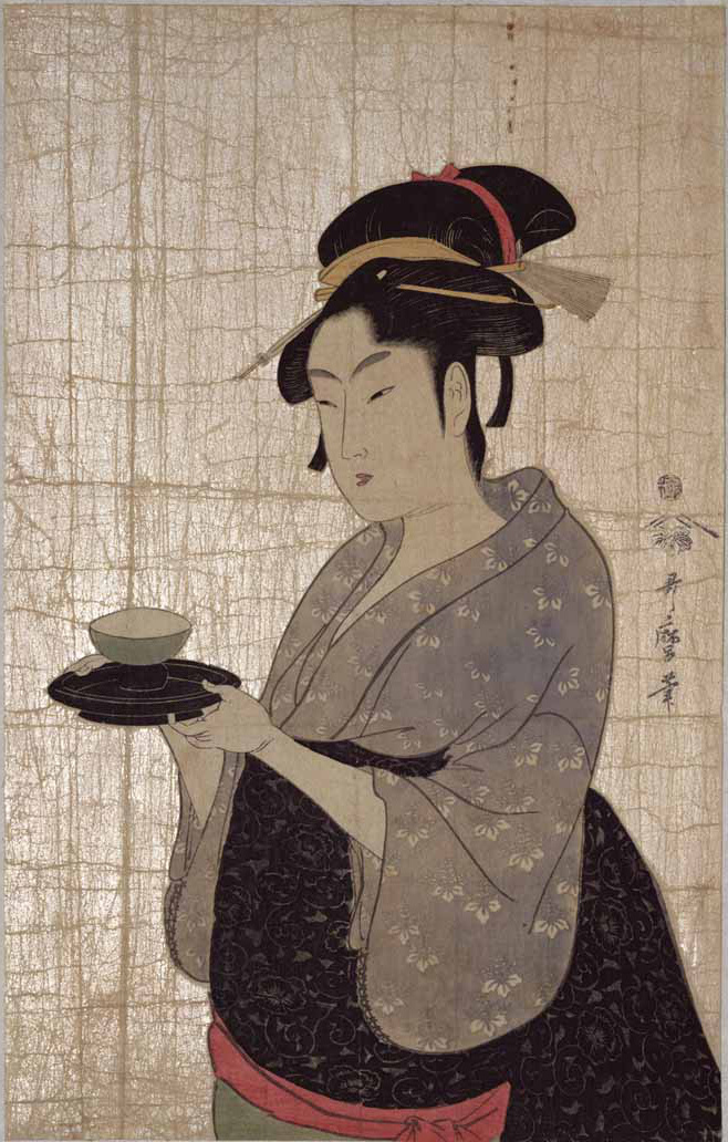 Китагава Утамаро. Нанива-я Окита. Из серии "Выдающиеся красавицы и бессмертная поэзия"