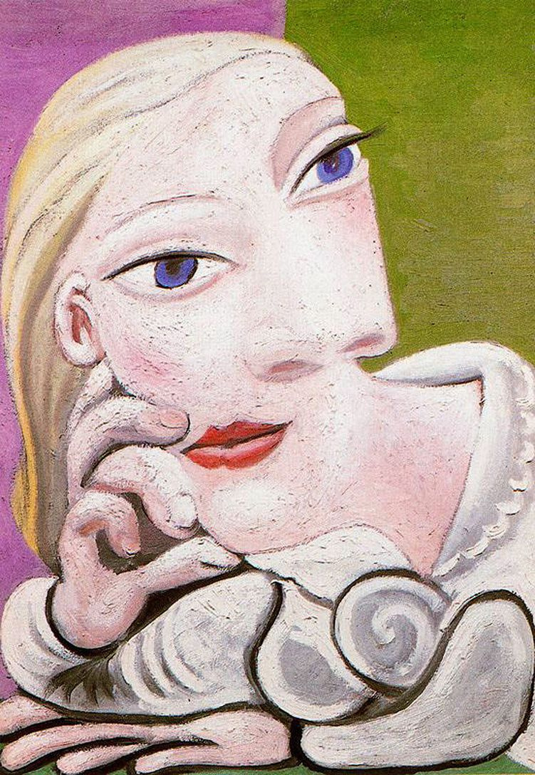 Пабло Пикассо. Облокотившаяся Мария-Тереза