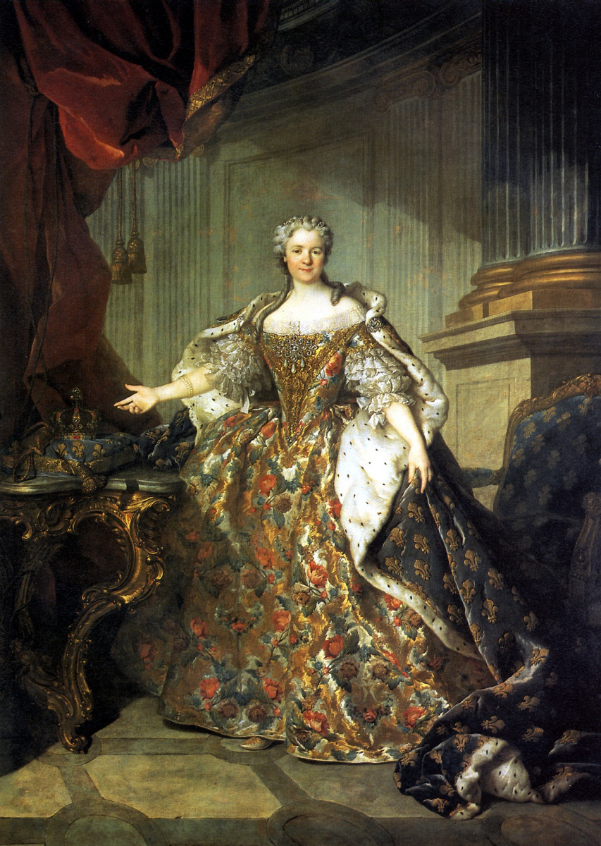 Луи Токке. Мария Лещинска, королева Франции, жена Людовика XV