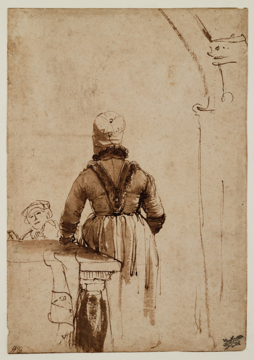 Рембрандт Харменс ван Рейн. Женщина в северноголландском наряде (Гертье Диркс?)