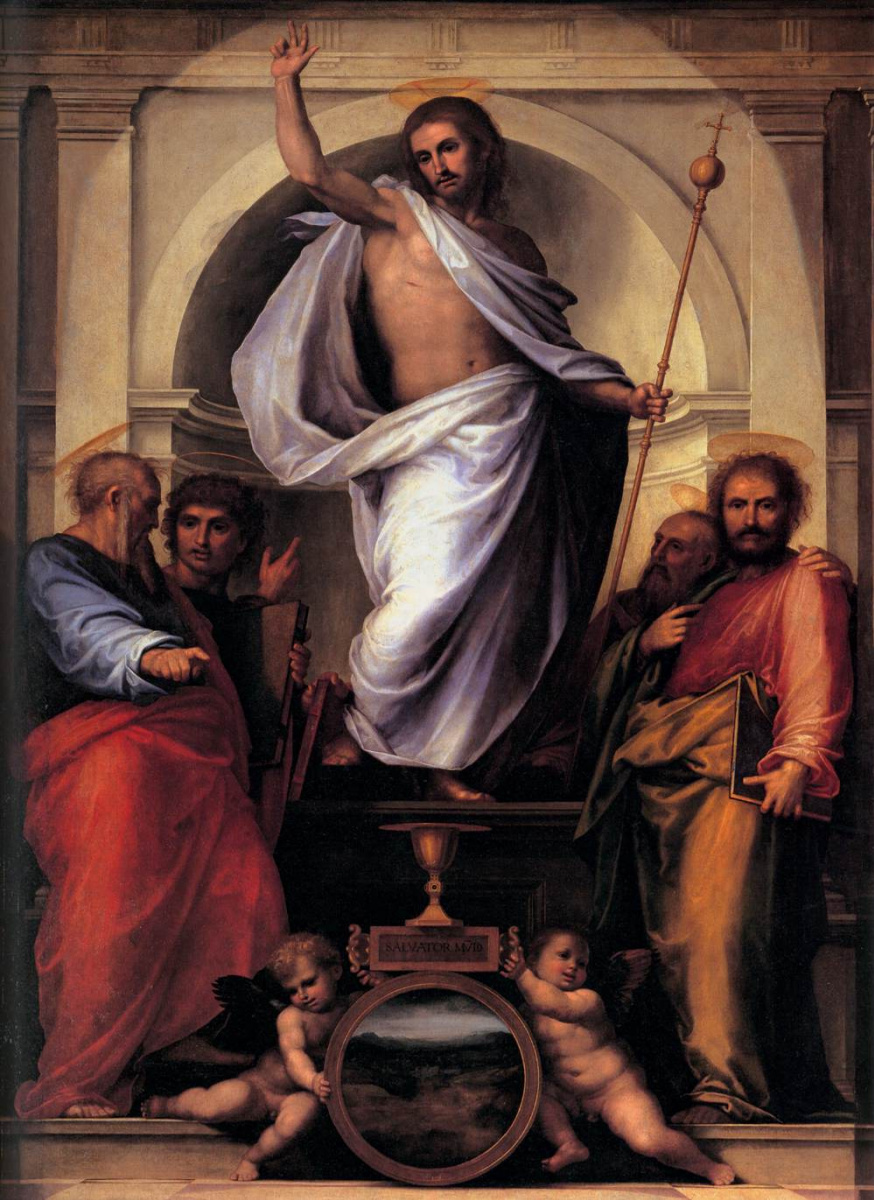 Фра Бартоломео. Христос с четырьмя евангелистами