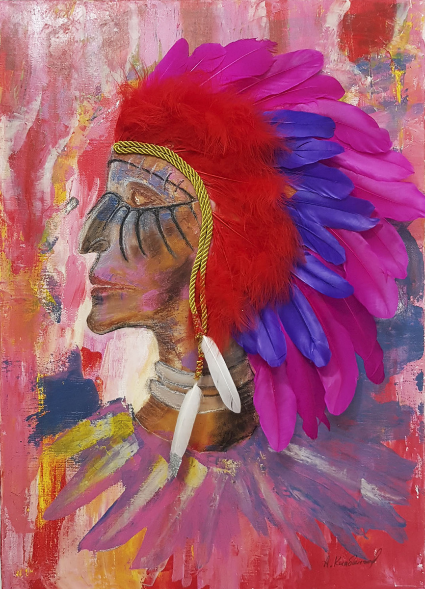 Александра Кнабенгоф. Женщина команчи Comanche woman