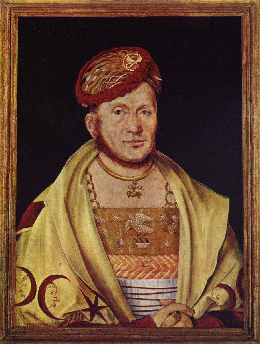 Ганс Зюс фон Кульмбах. Портрет маркграфа Казимира Бранденбургского
