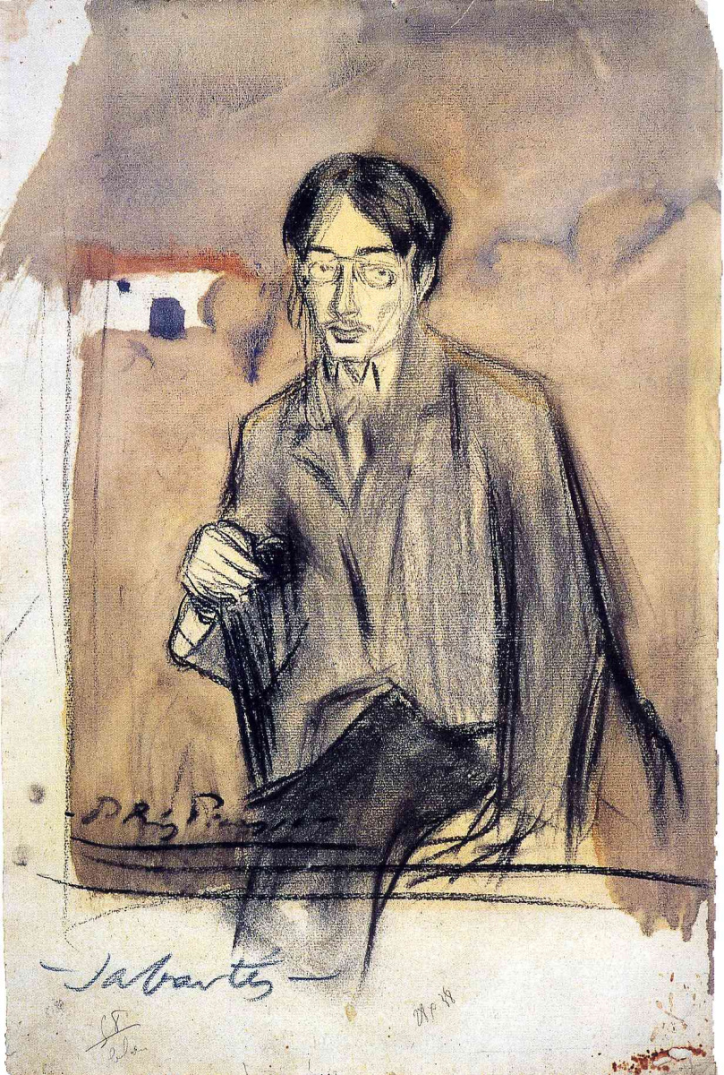 Пабло Пикассо. Портрет Хайме Сабартеса, сидя