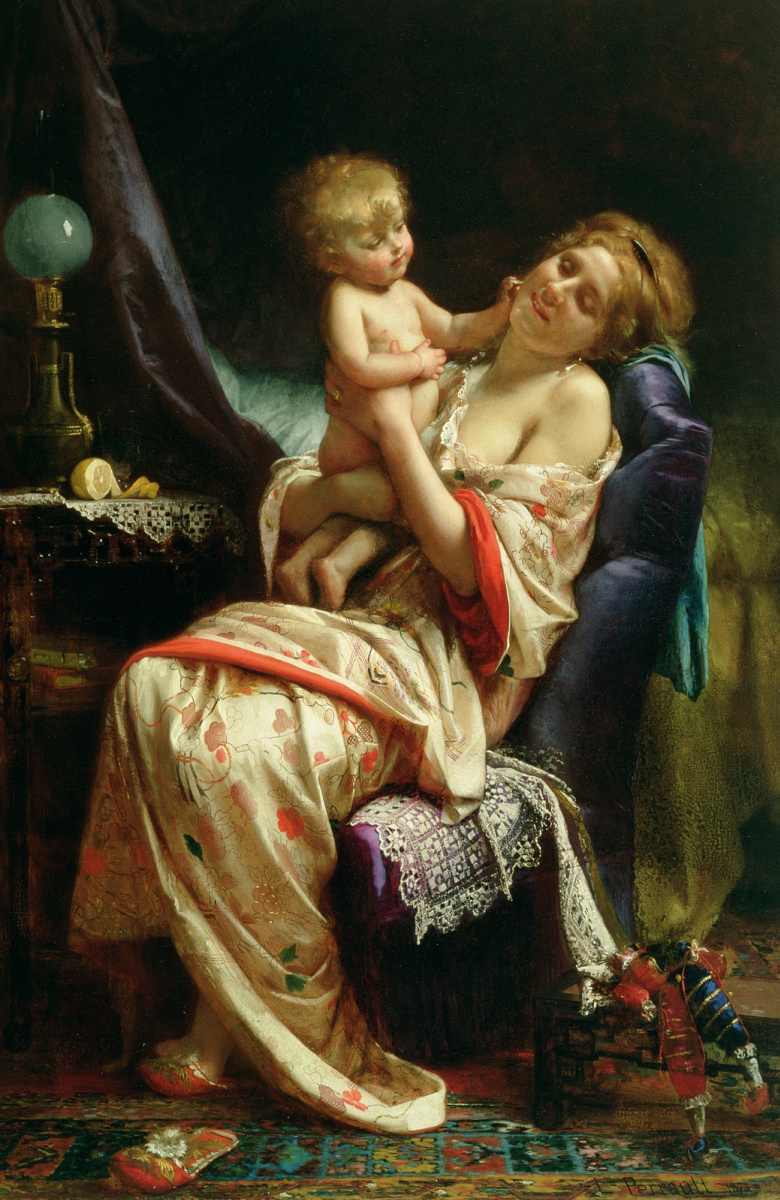 Леон Базиль Перро Франция 1832-1908. Материнство. 1873